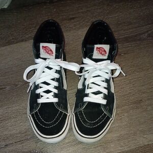 Vans Black and White Women's Sneakers